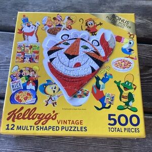 Kellogg's Vintage Puzzle Set - 500 Pieces - 12 puzzles